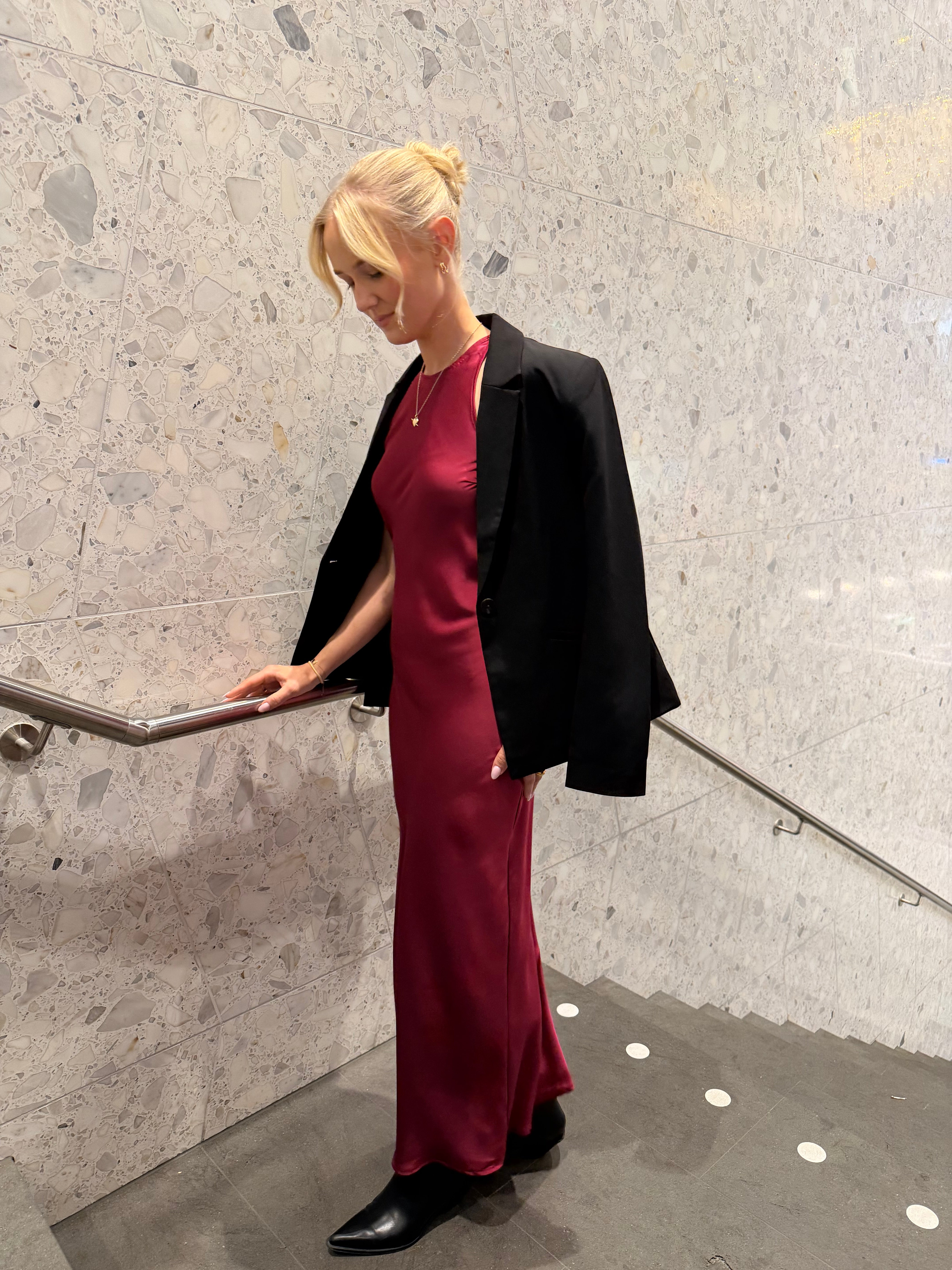 VIRAVENNA Long Dress - Anemone